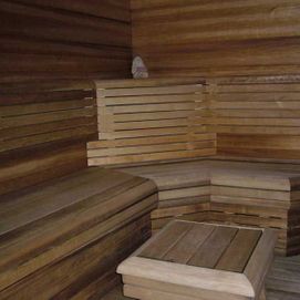 Hieno moderni sauna